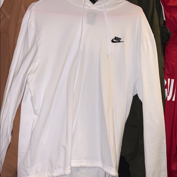 Nike Other - Nike White Long Sleeve Hoodie Nike Other - Nike White Long Sleeve Hoodie
